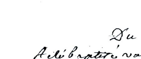 acte de baptême de Valentin Jautard, 1736