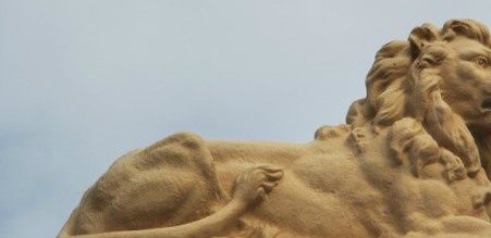 le lion du château Léoville-Lascases