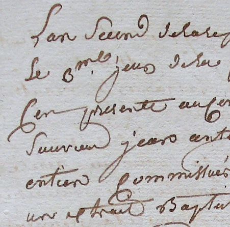 Délibération du conseil général de la commune de Saint-Sauveur par laquelle est délivré un certificat de civisme à Antoine Waré, futur beau-père de Cavaignac, « exhibant un extrait baptistaire par lequel il est prouvé que son père, caporal d’un régiment suisse, n’était pas noble » (3 brumaire an II = 24 octobre 1793) (archives communales de Saint-Sauveur).

On remarque, parmi les signataires, la présence de Jean Gasqueton : son fils Pierre (1786-1859) sera l’obligé de Cavaignac, qui le prit comme secrétaire à la sous-préfecture de Lesparre. Il est l’auteur de la famille Capbern-Gasqueton, devenue propriétaire du château Calon-Ségur.